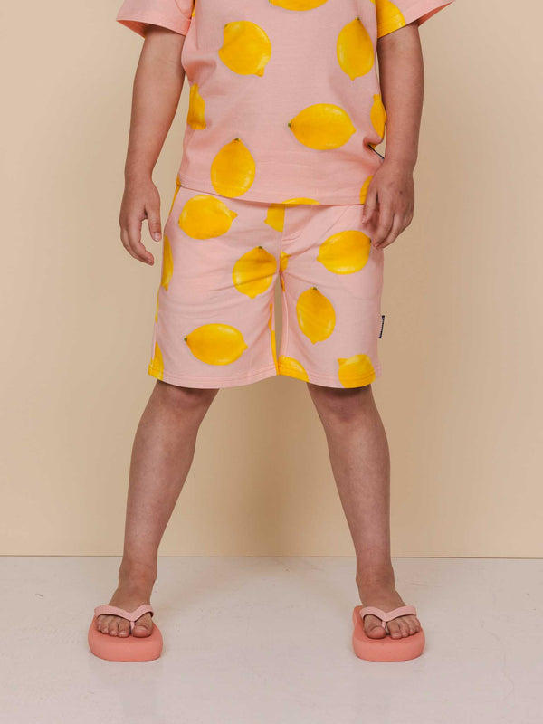 snurk Lemon Shorts Kids