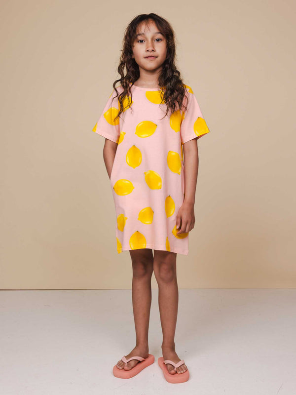 snurk Lemon T-shirt Dress Kids
