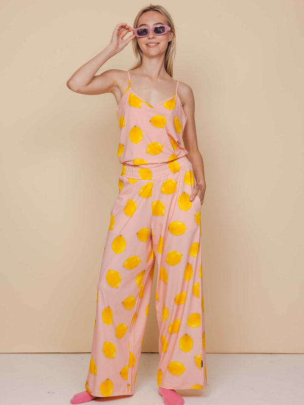 snurk Lemon Wijde broek Dames