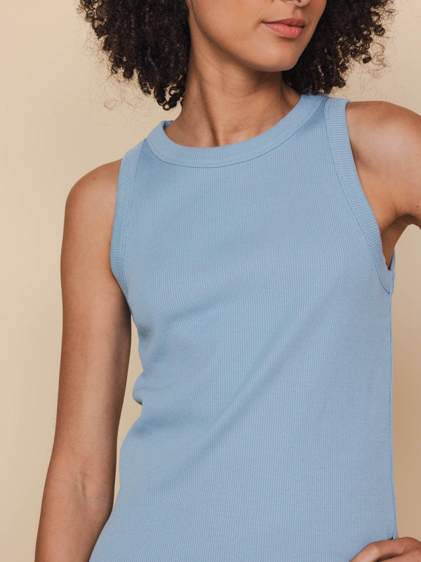 Snurk Light Blue Tanktop Dames