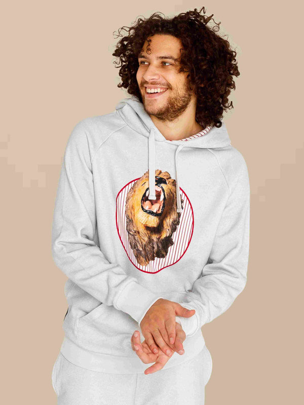 snurk Lion Head Hoodie Heren