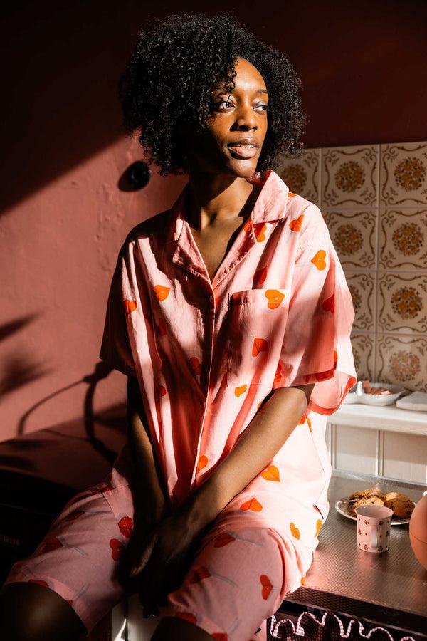 Snurk Lollipop Love Button Up Set Dames