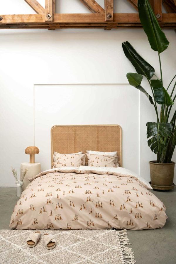 Snurk Meerkats Sand Dekbedovertrek