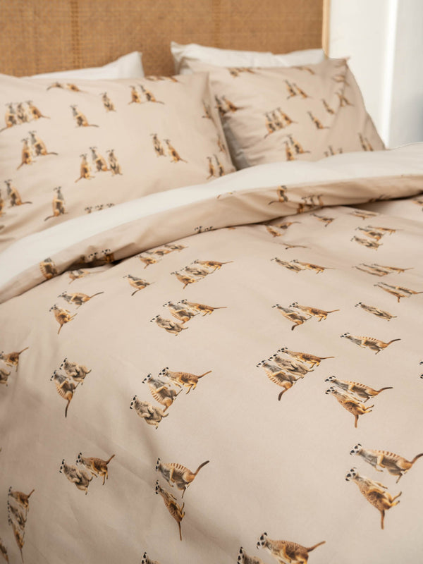 snurk Meerkats Sand dekbedovertrek