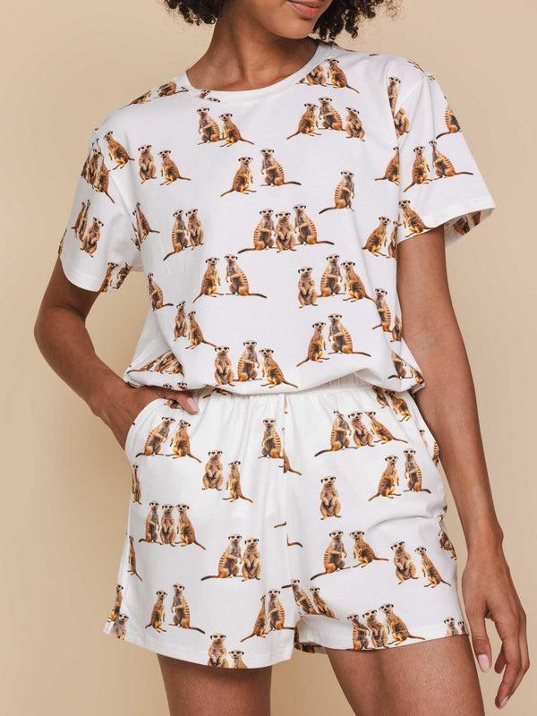 snurk Meerkats Shorts Dames