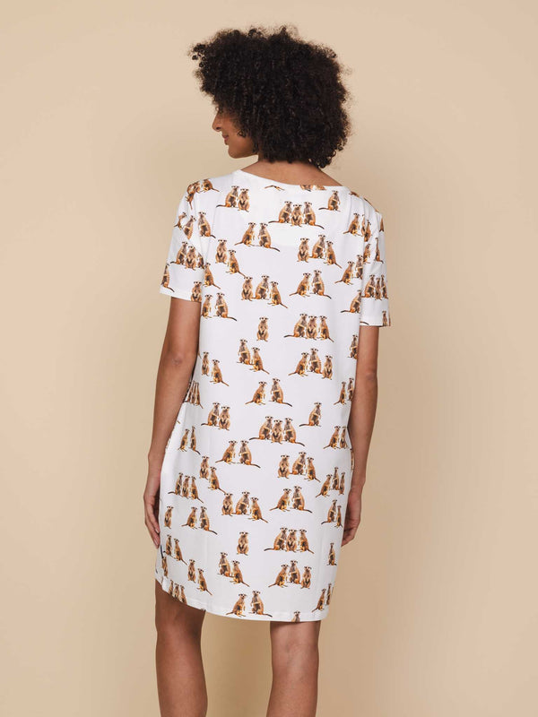 Snurk Meerkats T-shirt Dress Dames