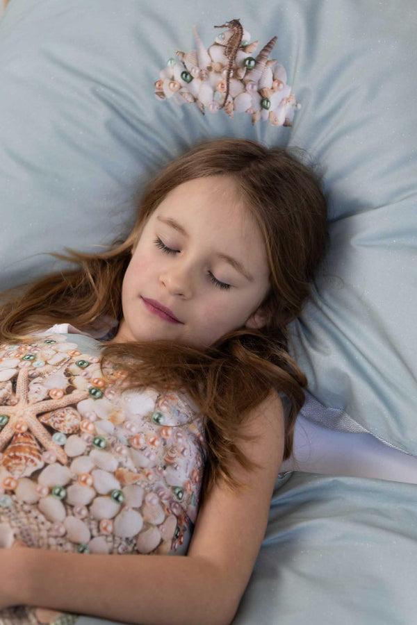 Snurk Mermaid Aqua Dekbedovertrek