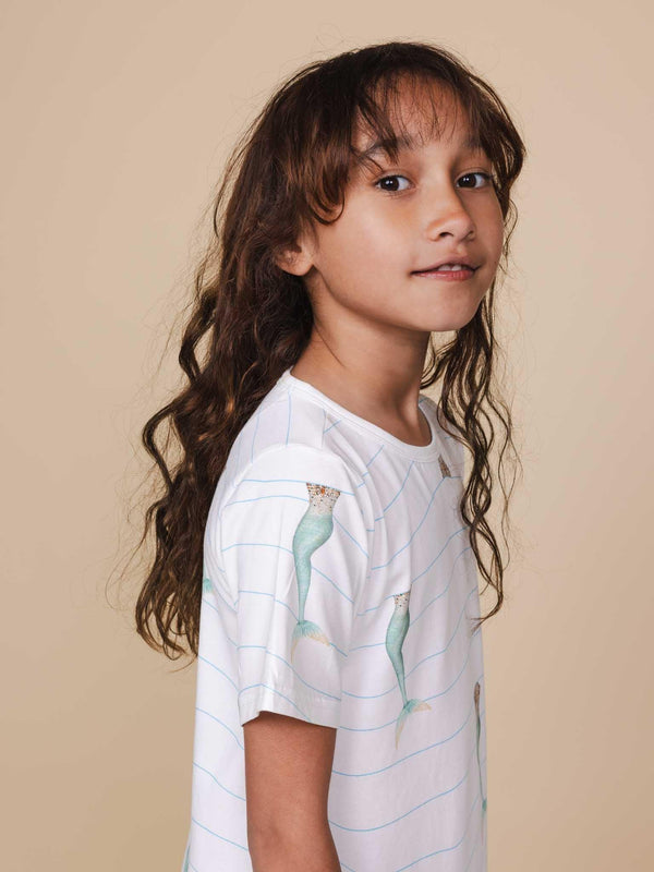 Snurk Mermaid T-shirt Dress Kids