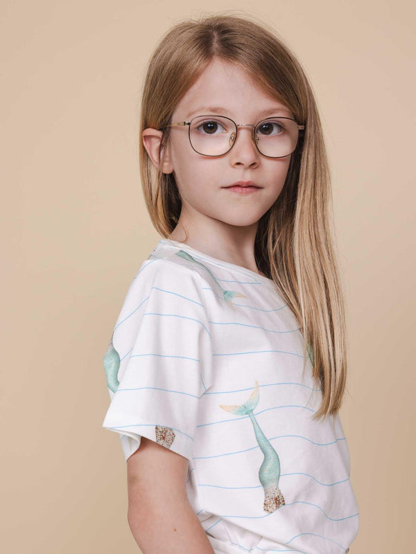 Snurk Mermaid T-shirt En Shorts Set Kids