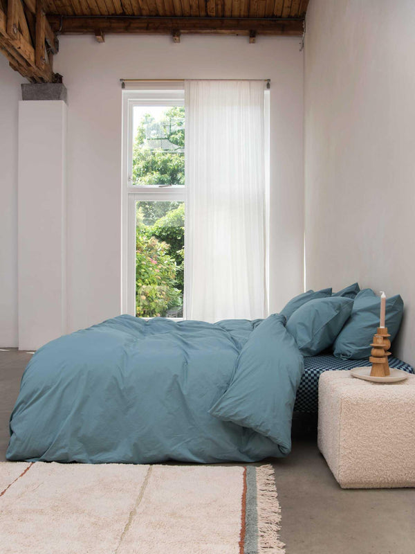 Snurk Mineral Blue Dekbedovertrek