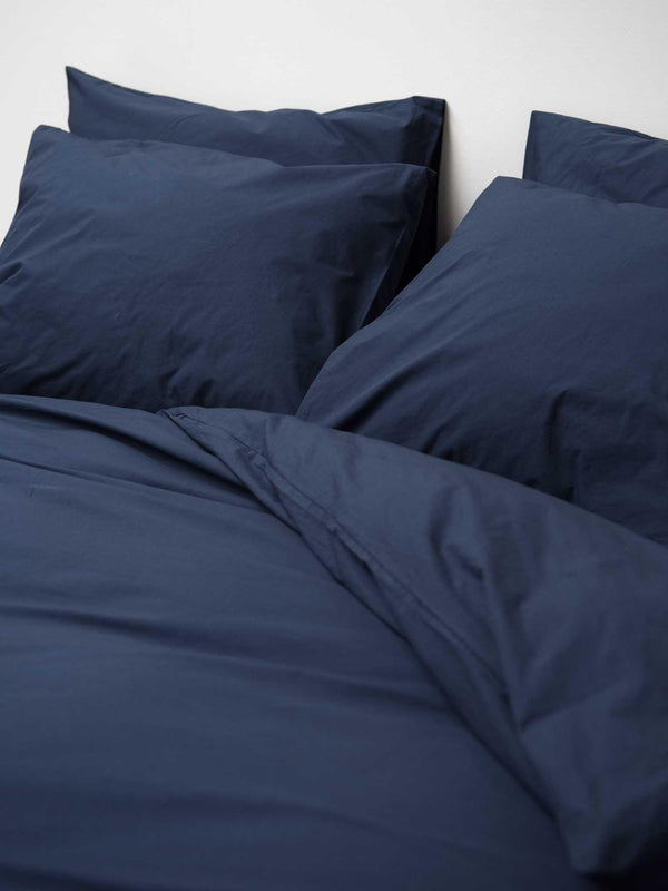 Snurk Navy Blue Dekbedovertrek