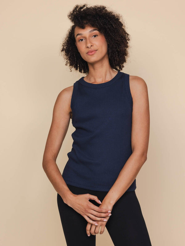 snurk Navy Tanktop Dames