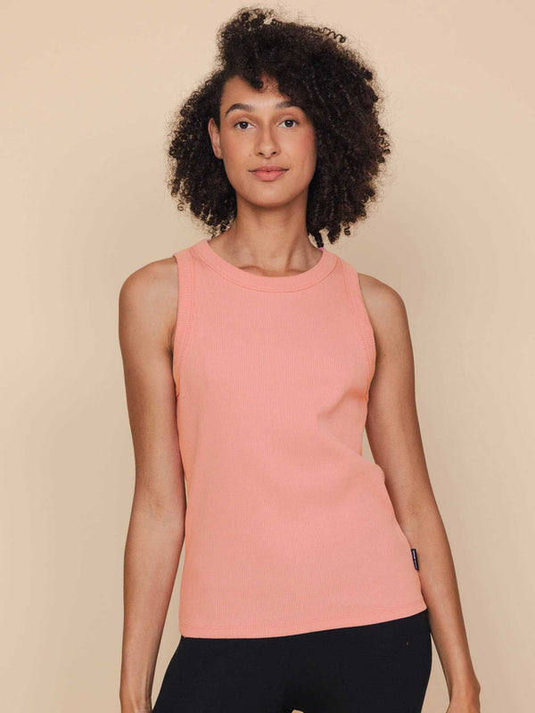 snurk Peach Pink Tanktop Dames
