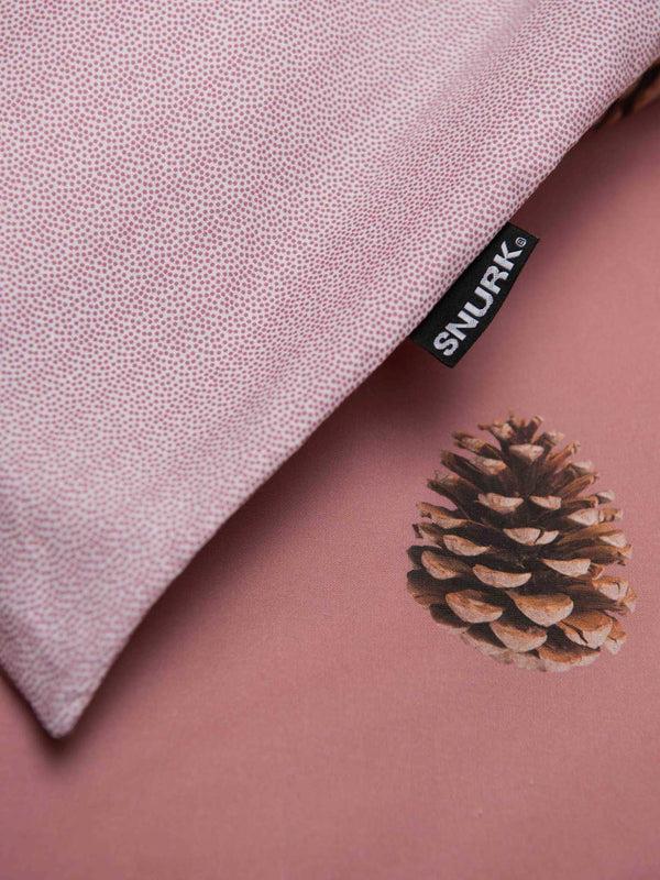 Snurk Pinecones Dusty Rose Dekbedovertrek