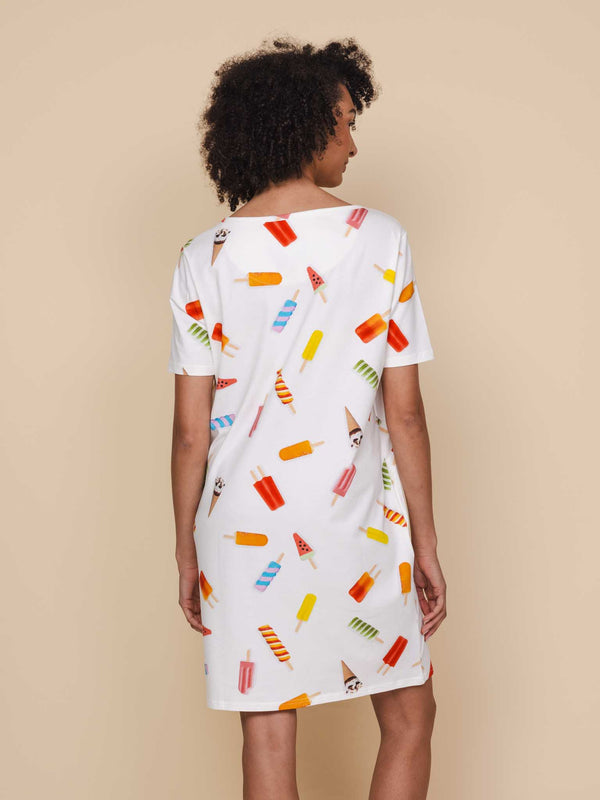 Snurk Popsicles T-shirt Dress Dames