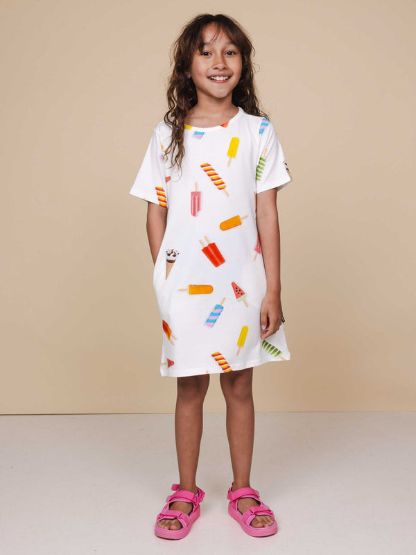 snurk Popsicles T-shirt Dress Kids