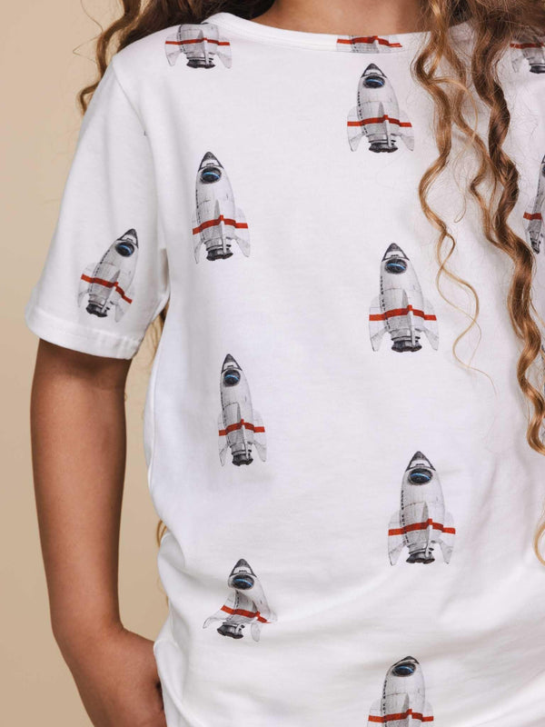 Snurk Rocket T-shirt En Shorts Set Kids