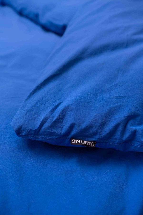 Snurk Royal Blue Dekbedovertrek