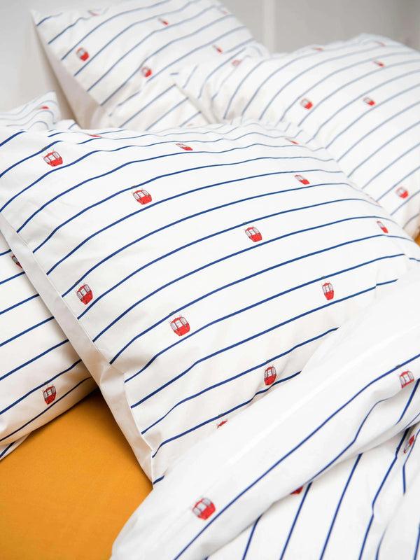 Snurk Ski Lift Dekbedovertrek Flanel