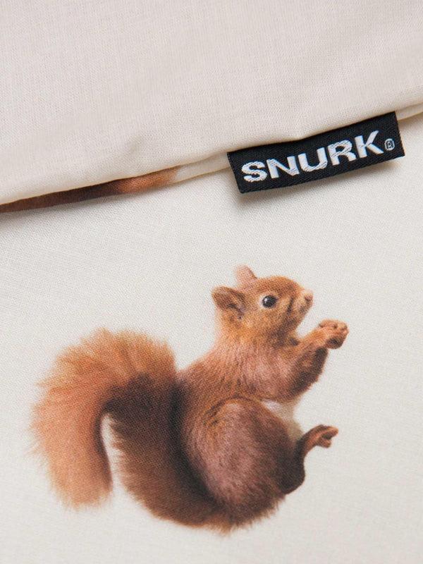 Snurk Squirrels Beige Dekbedovertrek