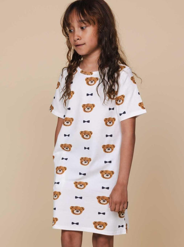 Snurk Teddy T-shirt Dress Kids
