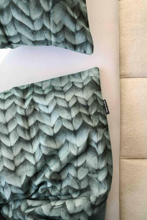 Snurk Twirre Mineral Blue Dekbedovertrek Flanel