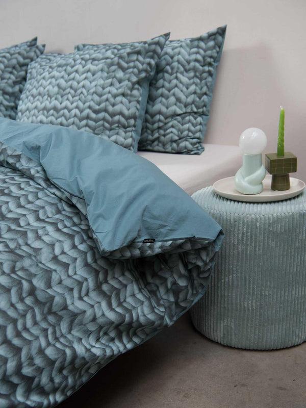 snurk Twirre Mineral Blue dekbedovertrek