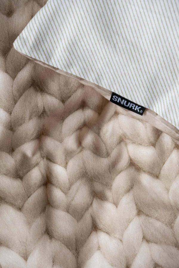 Snurk Twirre Sand Dekbedovertrek Flanel