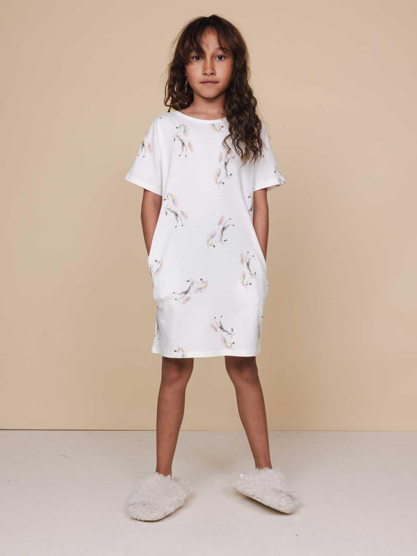 Snurk Unicorn T-shirt Dress Kids