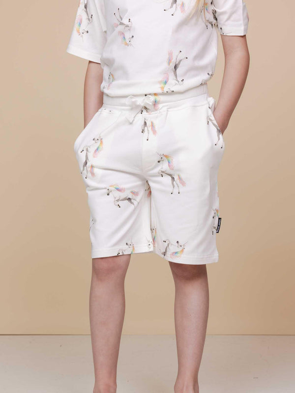 Snurk Unicorn T-shirt En Shorts Set Kids