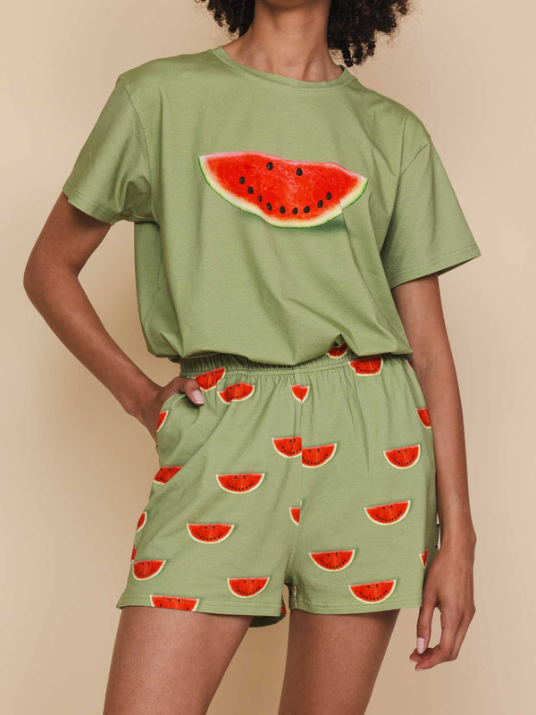 snurk Watermelon Shorts Dames