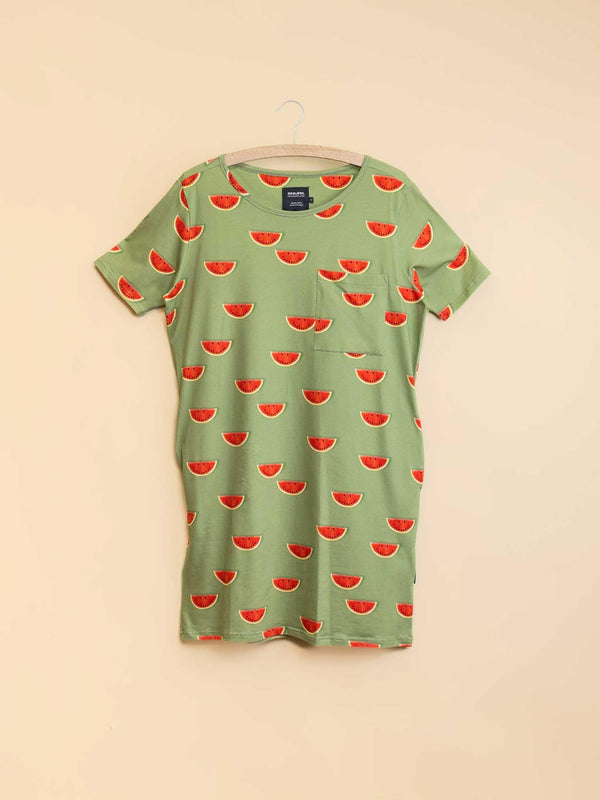 Snurk Watermelon T-shirt Dress Dames