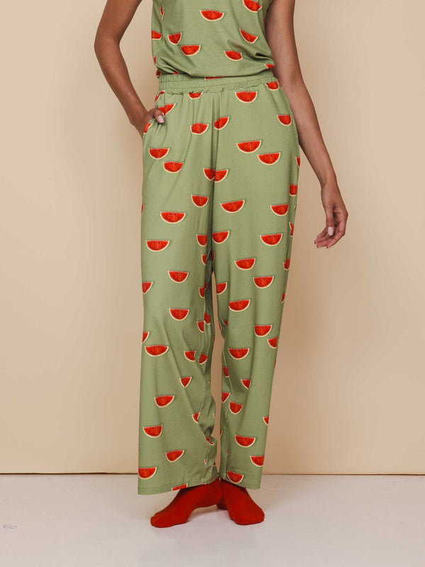 snurk Watermelon Wijde broek Dames