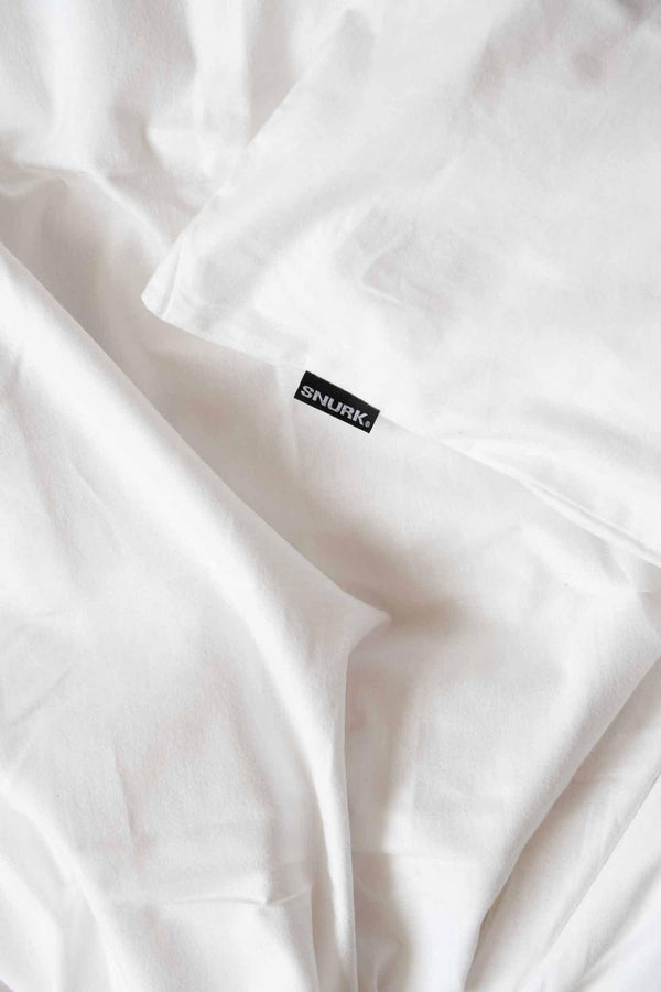 Snurk White Dekbedovertrek Flanel