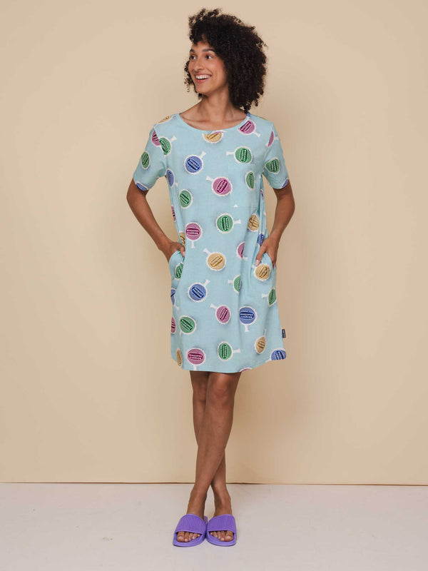 snurk Who Farted? T-shirt Dress Dames