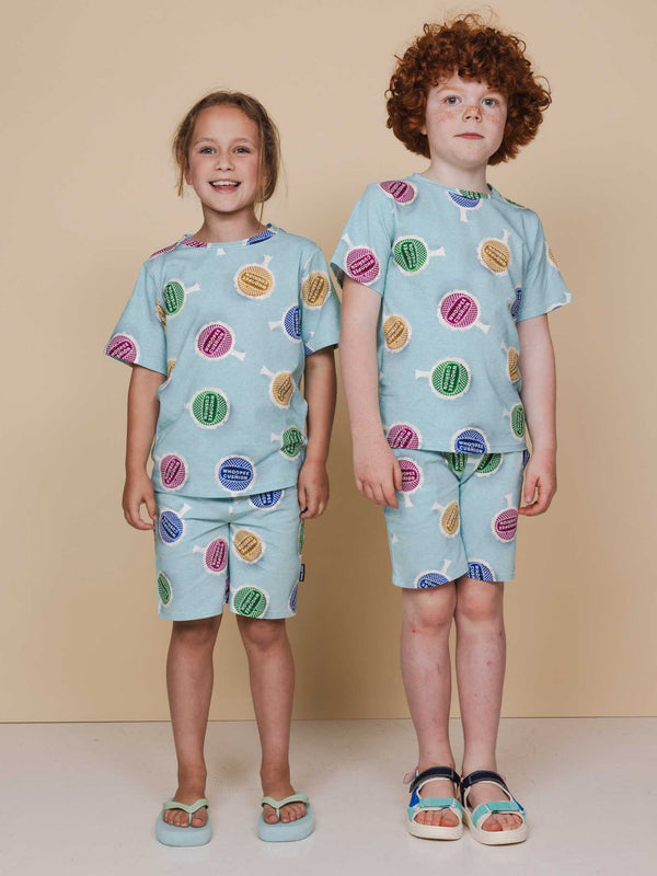 snurk Who Farted? T-shirt en Shorts set Kids