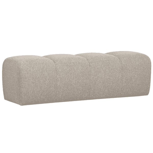 sohome Bankje Mojo Bouclé 160cm kleur Beige Melange