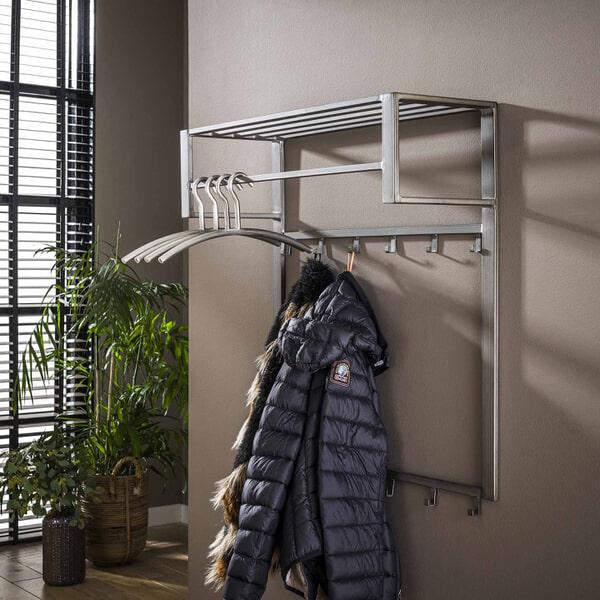 sohome Industriële Kapstok Terry 80cm met 2 x 6 haken (excl. hangers)