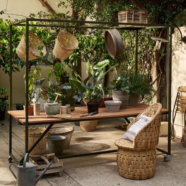 sohome Outdoor Eettafel Blue Sky Met decoframe 220 x 97cm