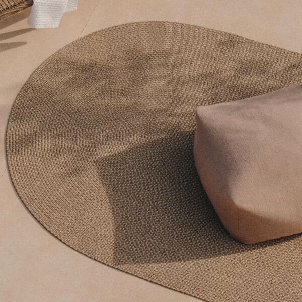 sohome Ovaal Vloerkleed Rodhe PET 160 x 230cm kleur Beige