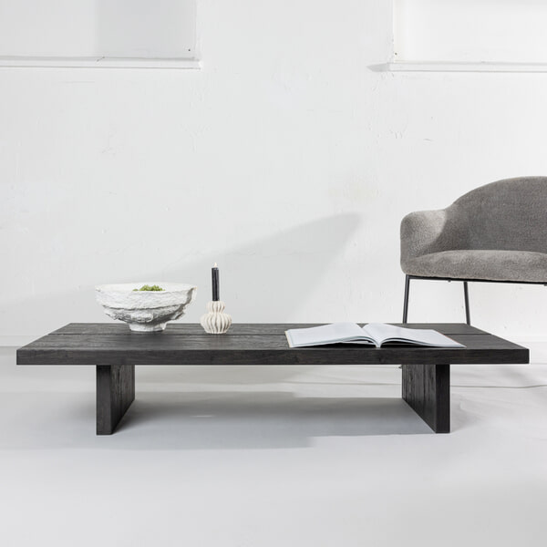 sohome Salontafel Cherell 140 x 60cm kleur Donkerbruin