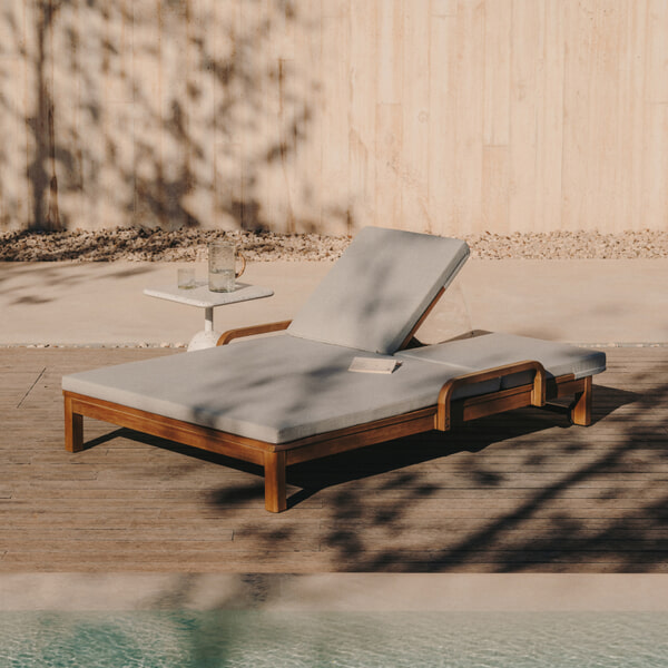 sohome 2-persoons Ligbed Sonsaura Eucalyptushout