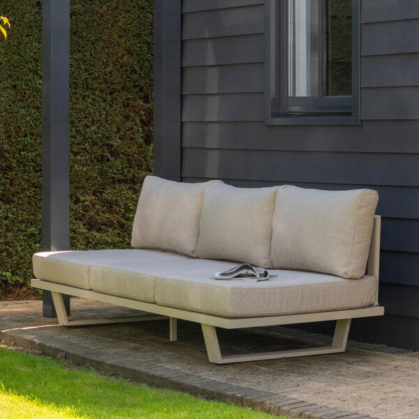 sohome 3-zits Loungebank Bear kleur Zand