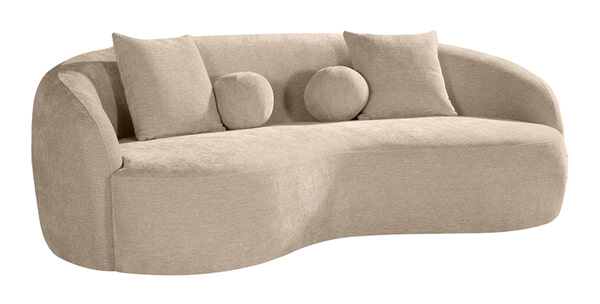 sohome 3-zits Organische Bank Novo Elite stof