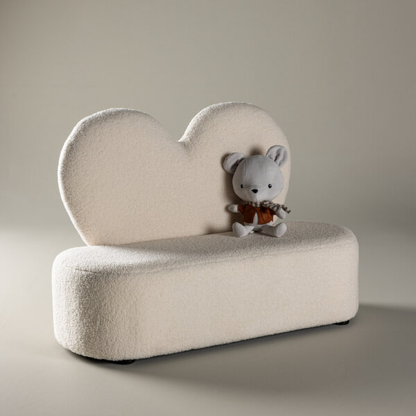 sohome Bankje Niki Teddy kleur Beige