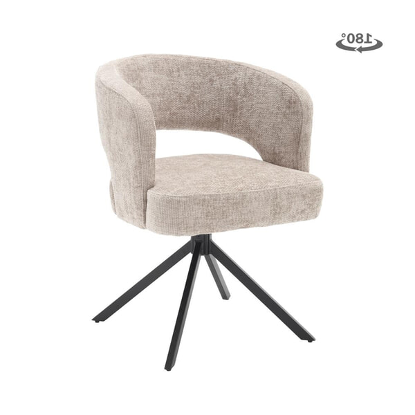 sohome Draaibare Eetkamerstoel Mura Chenille