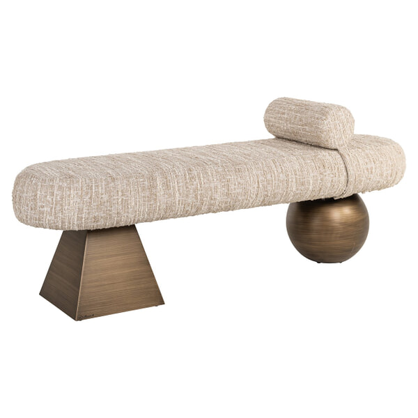 sohome Eetkamerbank Geneva 148cm kleur Beige