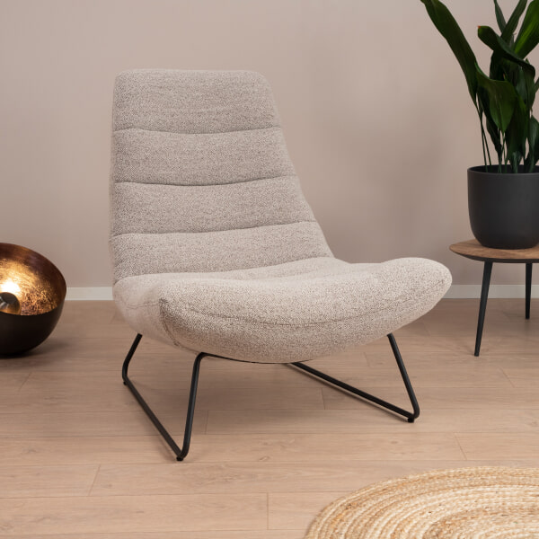 sohome Fauteuil Otis Bouclé kleur Beige