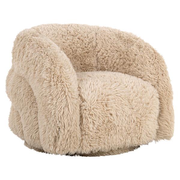 sohome Kids Draaifauteuil Lenny Fluffy kleur Zand
