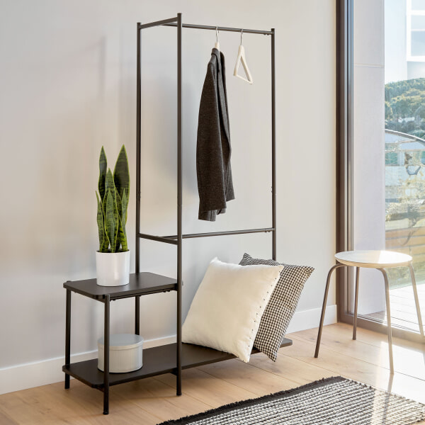 sohome Kledingrek Galatia 150 x 100cm kleur Zwart